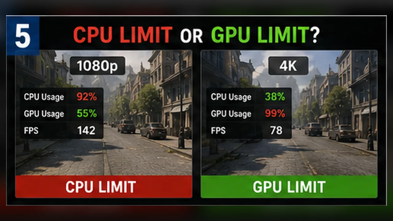 How CPU and GPU Limits Change With Resolution