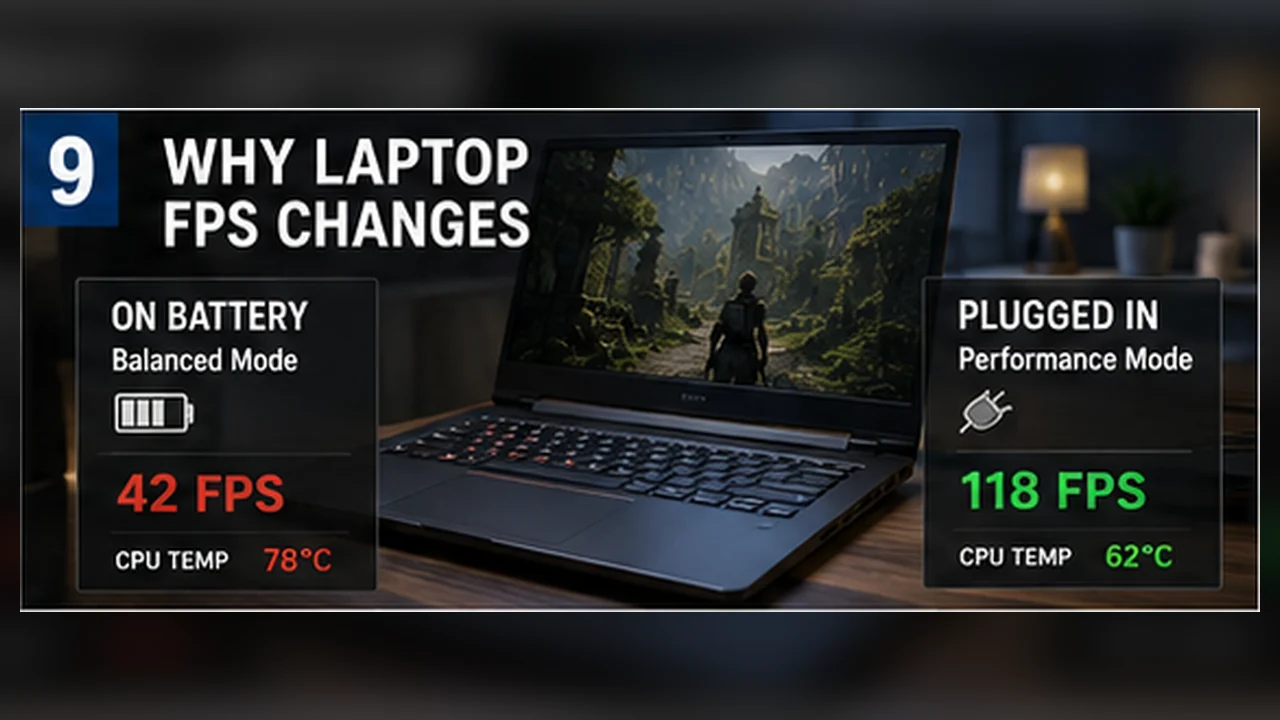 How Laptop Power Modes, Temperatures, and Charging Affect FPS