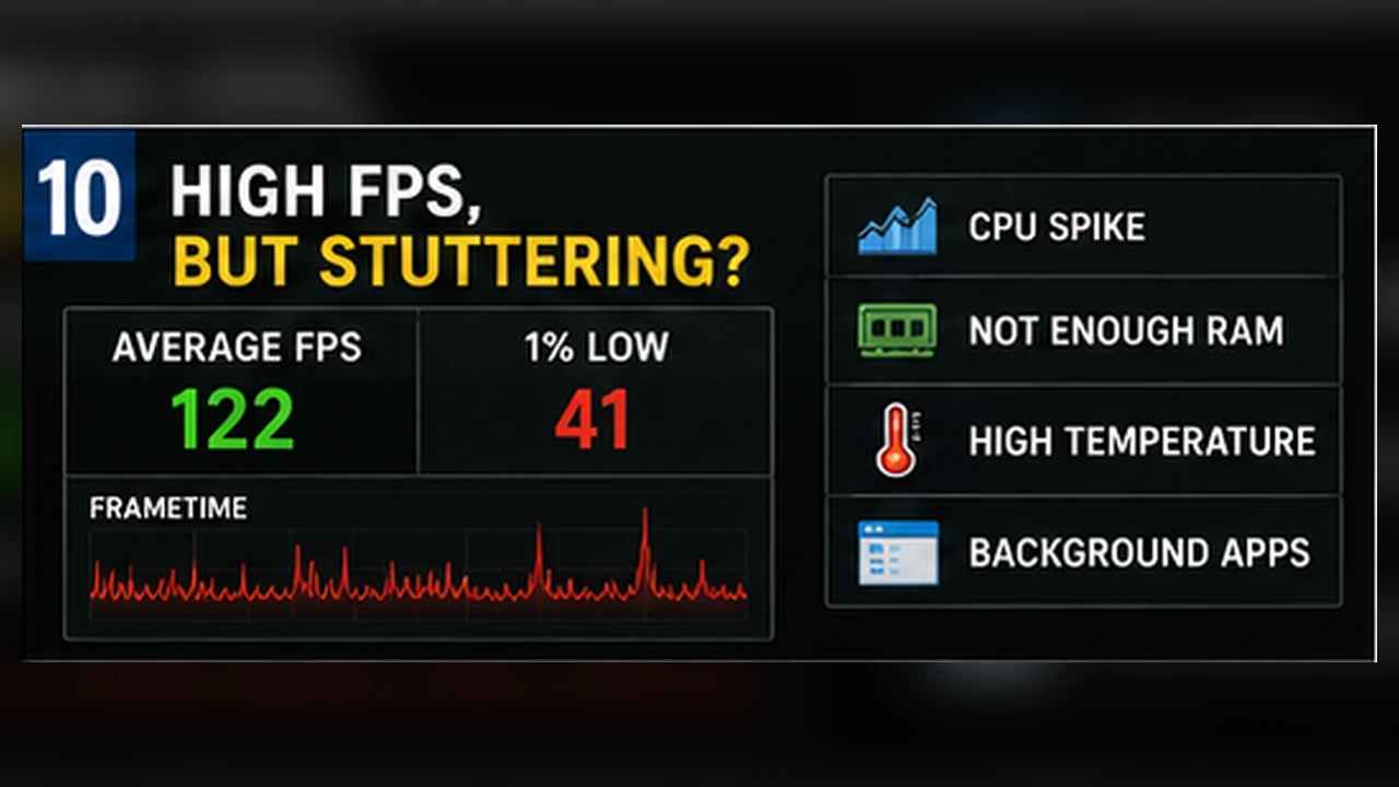 How to Troubleshoot Stuttering and Poor 1% Lows